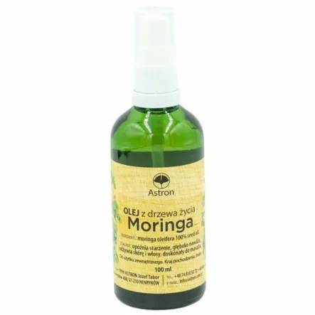Olej z Drzewa Życia Moringa (Dozownik) 100 ml - Astron