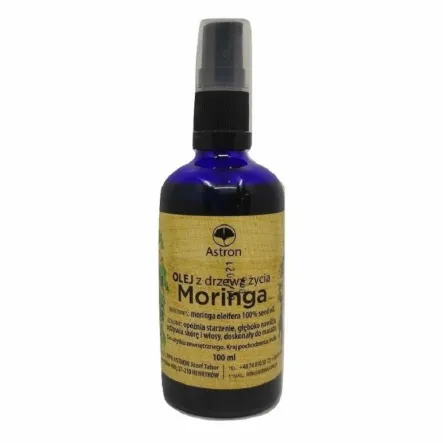 Olej z Drzewa Życia Moringa (Dozownik) 100 ml - Astron  