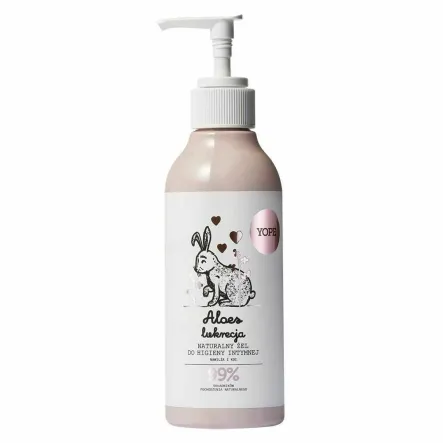 Naturalny Żel do Higieny Intymnej ALOES LUKRECJA 300 ml - YOPE