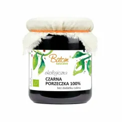 Czarna Porzeczka 100% Bez Dodatku Cukru Bio 260 g - Batom