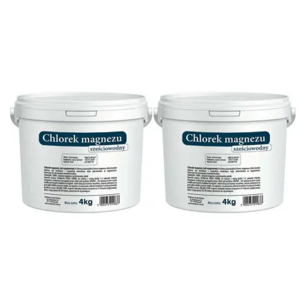Chlorek Magnezu Sześciowodny Płatki 8 kg Vitafarm - Zestaw 2 x 4 kg