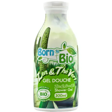 Żel Pod Prysznic Zen i Zielona Herbata Bio 300 ml Born To Bio