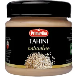 Tahini Naturalne 185 g Primavika - Przecena Krótka Data Minimalnej Trwałości