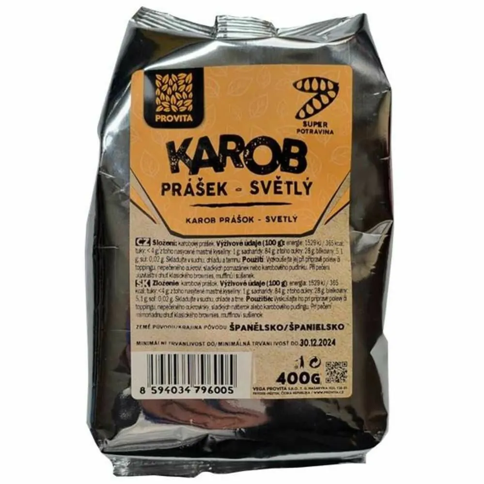 Karob w Proszku Jasny 400 g - Provita