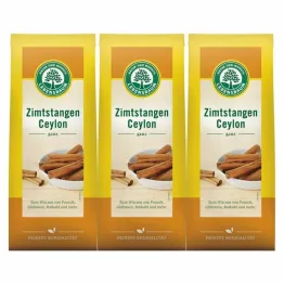 3 x Cynamon Cejloński Laska Bio 6 Sztuk - Lebensbaum