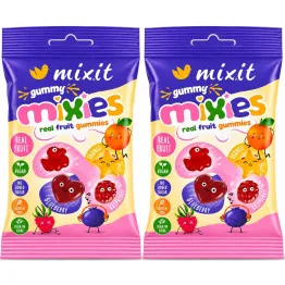 2 x Mixies Naturalne Żelki Owocowe Bez Dodatku Cukru 35 g - Mixit