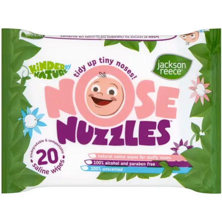 Chusteczki Na Katar Z Solą Morską Bezzapachowe 20 sztuk Jackson Reece