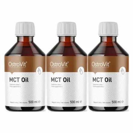 3 x Olej MCT 500 ml - OstroVit
