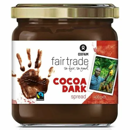 Krem Kakaowy Ciemny Fair Trade Bezglutenowy 400 g - Oxfam (data: 10.07.2025)