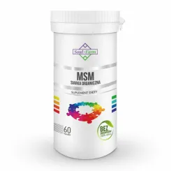 MSM Siarka Organiczna 650 mg 60 Kapsułek - Soul Farm