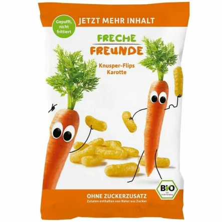 Chrupki Kukurydziano - Marchewkowe Bio 30 g - Freche Freunde