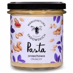 Pasta Orzechowa Crunchy - 300 g Manufaktura Sadowskich