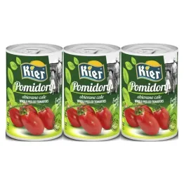 3 x Pomidory Obierane Całe 400 g - Kier