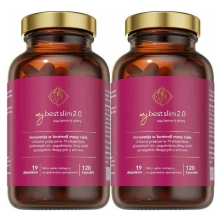 2 x My BestSlim 2.0 - 120 Kapsułek MyBestPharm - My Best Slim