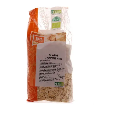 Płatki Jęczmienne Bio 250 g Pro Bio - Przecena Krótka Data Minimalnej Trwałości