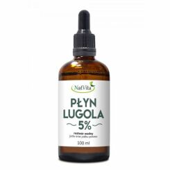 Płyn Lugola 5% 100 ml - Natvita - Jod +Jodek Potasu 