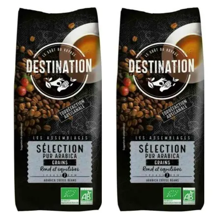 2 x Kawa Ziarnista Arabica 100% Selection Bio 1 kg - Destination