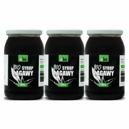 3 x Syrop z Agawy Ciemny Bio 1,1 kg - Vibio