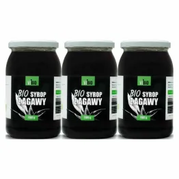 3 x Syrop z Agawy Ciemny Bio 1,1 kg - Vibio