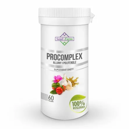 Procomplex 540 mg 60 Kapsułek Premium - Soul Farm - Przecena Krótka Data Minimalnej Trwałości