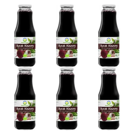 6 x Sok z Buraka Kiszonego NFC Bio 1 L - BioFood