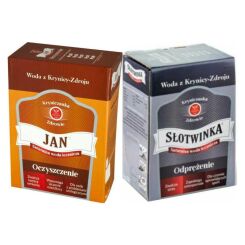 Woda Lecznicza w Kartonie Jan Oczyszczenie 3 l - Krynica + Słotwinka - Karton 3 l - Woda Lecznicza - Krynica