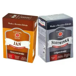 Woda Lecznicza w Kartonie Jan Oczyszczenie 3 l - Krynica + Słotwinka - Karton 3 l - Woda Lecznicza - Krynica