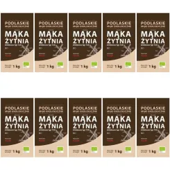 10 x Mąka Żytnia Chlebowa Bio 1 kg - Biolife
