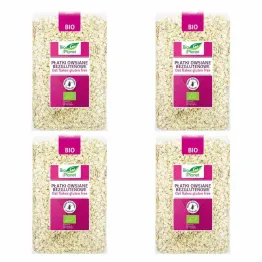 Zestaw 4 x Płatki Owsiane Bezglutenowe Bio 1 kg Bio Planet