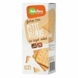 Herbatniki Petit Beurre Bez Dodatku Cukru Bezglutenowe 175 g - Balviten