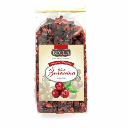 Żurawina Leśna Suszona Owoc  50 g - Becla