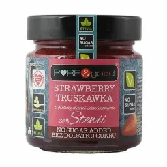 Truskawka ze Stewią Bez Dodatku Cukru 200 g - Pure&Good
