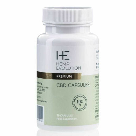 CBD 10 mg Kapsułki Premium 30 Sztuk - Hemp Evolution 