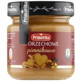 Krem z Orzeszków Arachidowych… Orzechowe Piernikowe Bezglutenowy 185 g - Primavika