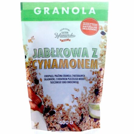 Granola Jabłko & Cynamon Bez Dodatku Cukru 400 g - CLEAN EATING