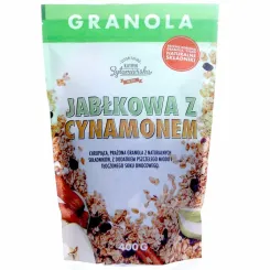Granola Jabłko and  Cynamon Bez Dodatku Cukru 400 g - CLEAN EATING