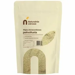 Mąka Słonecznikowa Pełnoziarnista Pełnotłusta 250 g - Naturalnie Zdrowe
