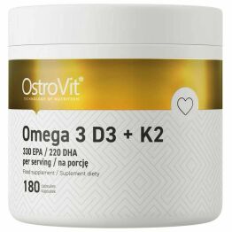 Omega 3 + D3 + K2 180 Kapsułek - OstroVit