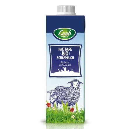 Owcze Mleko UHT Minimum 4,5% Tłuszczu Bio 0,75 l - Leeb Vital 