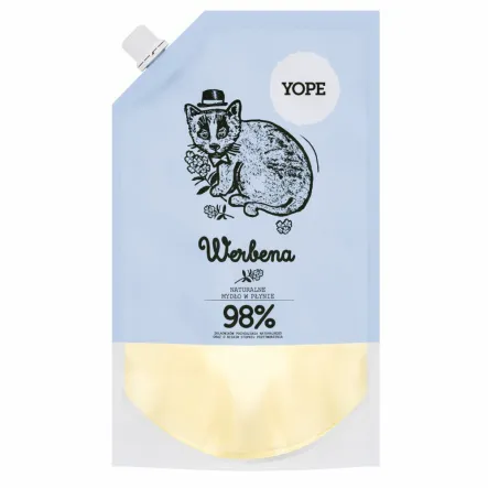 Uzupełniacz Mydło Naturalne w Płynie Werbena 500 ml - Yope