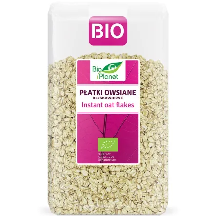 Płatki Owsiane Błyskawiczne Bio 600 g - Bio Planet