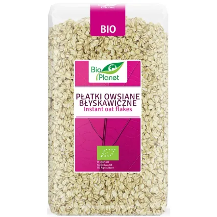 Płatki Owsiane Błyskawiczne Bio 600 g - Bio Planet