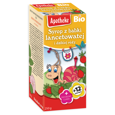 Syrop dla Dzieci z Babki Lancetowatej i Dzikiej Róży Bio 250 ml Mediate 