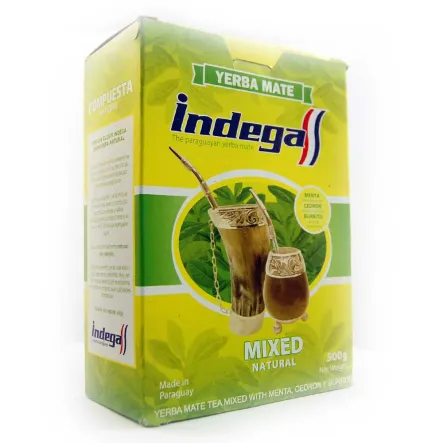 Yerba Mate Indega Compuesta Natural 500 G