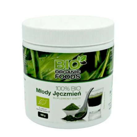 Młody Jęczmień Bio 150 g - Bio Organic Foods