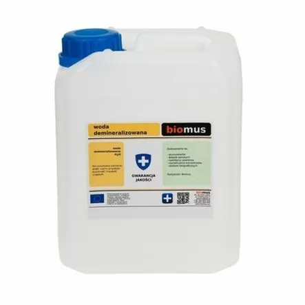 Woda Demineralizowana 5 l Biomus - Woda Dejonizowana