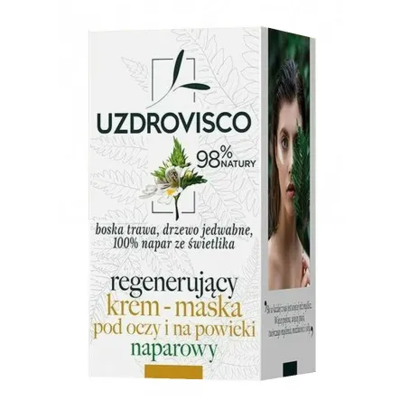 Krem - Maska Pod Oczy i Na Powieki Regenerujący Naparowy 25 ml - Uzdrovisco