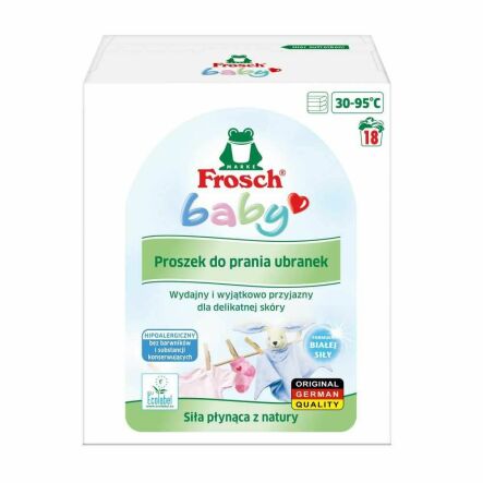 Proszek do Prania Ubranek Dziecięcych 1,215 kg - Frosch Baby