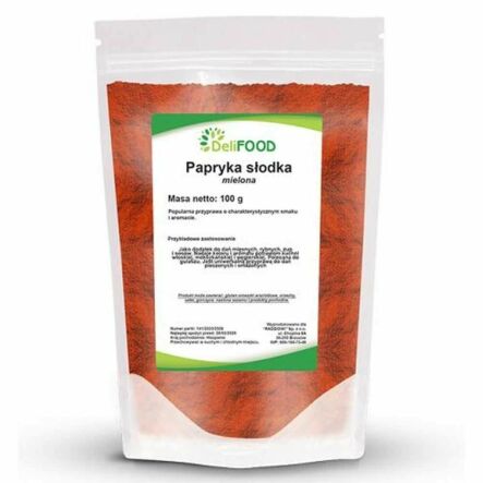 Papryka Słodka Mielona 100 g - DeliFood