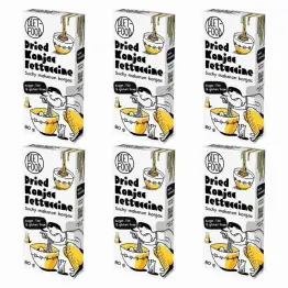 6 x Suchy Makaron Shirataki Konjac Fettuccine 80 g - Diet-Food